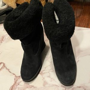Ugg platform boots.